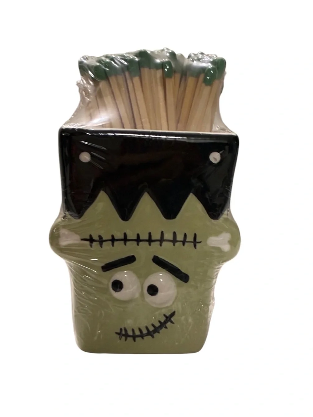 Frankenstein Matchstick Holder Set - Green
